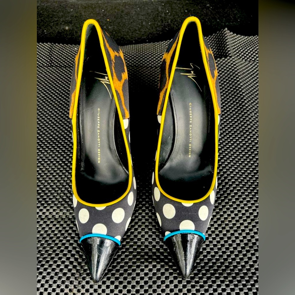 Guiseppe Zanotti multi leopard print pumps